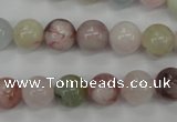 CMG113 15.5 inches 10mm round natural morganite beads wholesale