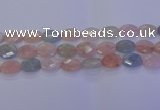 CMG267 15.5 inches 12*16mm faceted oval morganite beads
