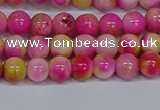 CMJ513 15.5 inches 6mm round rainbow jade beads wholesale