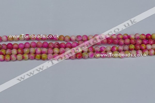 CMJ513 15.5 inches 6mm round rainbow jade beads wholesale