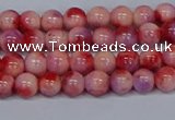 CMJ618 15.5 inches 6mm round rainbow jade beads wholesale