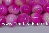 CMJ642 15.5 inches 12mm round rainbow jade beads wholesale