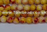 CMJ646 15.5 inches 6mm round rainbow jade beads wholesale
