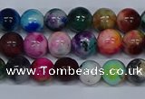 CMJ752 15.5 inches 8mm round rainbow jade beads wholesale