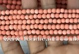 CMJ825 15.5 inches 4mm round matte Mashan jade beads wholesale