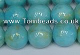 CMJ968 15.5 inches 10mm round Mashan jade beads wholesale