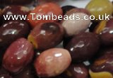 CMK46 15.5 inches 13*18mm faceted rice mookaite beads wholesale