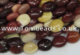 CMK73 15.5 inches 8*10mm oval mookaite gemstone beads wholesale