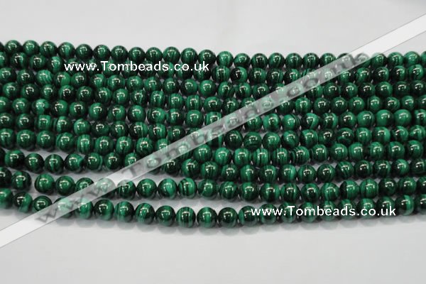 CMN151 AA grade 8mm round natural malachite beads Wholesale