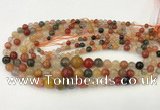 CMQ448 15.5 inches 4mm - 12mm round mixed quartz graduated beads