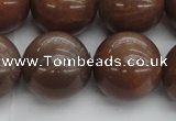 CMS1027 15.5 inches 18mm round AA grade moonstone gemstone beads