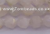 CMS1156 15.5 inches 12mm faceted nuggets white moonstone beads