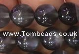 CMS1429 15.5 inches 8mm round black moonstone gemstone beads