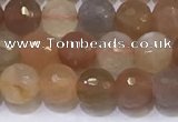 CMS1496 15.5 inches 6mmm faceted round rainbow moonstone beads