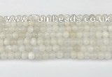 CMS2026 15.5 inches 6mm round white moonstone beads wholesale