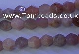 CMS580 15.5 inches 5*6mm faceted nuggets moonstone gemstone beads