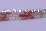 CMS633 15.5 inches 10mm round rainbow moonstone gemstone beads