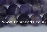 CNA1063 15.5 inches 10mm round matte dogtooth amethyst beads