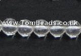 CNC03 15.5 inches 10mm round grade AB natural white crystal beads
