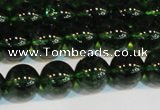 CNC442 15.5 inches 8mm round dyed natural white crystal beads