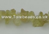 CNG1117 15.5 inches 8*12mm - 13*18mm nuggets lemon quartz beads