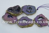CNG2339 7.5 inches 40*50mm - 55*60mm freeform druzy agate beads