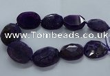 CNG2648 15.5 inches 30*38mm - 40*50mm freeform agate beads