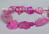 CNG2674 15.5 inches 30*40mm - 40*50mm freeform druzy agate beads