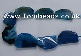 CNG2749 15.5 inches 30*45mm - 35*50mm freeform agate beads