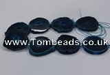CNG2787 15.5 inches 35*40mm - 45*50mm freeform agate beads