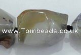 CNG413 15.5 inches 18*20mm - 25*35mm nuggets agate gemstone beads