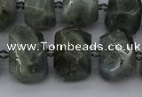 CNG5221 15.5 inches 12*16mm - 15*20mm faceted nuggets labradorite beads