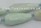 CNG5636 15.5 inches 15*35mm - 18*45mm faceted teardrop amazonite beads