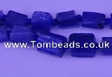 CNG7646 15.5 inches 5*7mm - 8*10mm nuggets blue kyanite beads