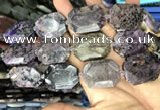 CNG7917 15.5 inches 22*30mm - 25*35mm faceted freeform charoite beads