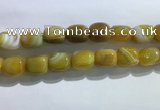 CNG8311 15.5 inches 15*20mm nuggets striped agate beads wholesale