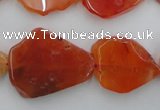 CNG892 15.5 inches 15*20mm – 20*30mm freeform red agate beads