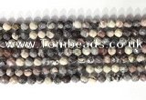 CNG9094 15.5 inches 6mm faceted nuggets purple striped jasper beads