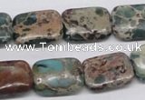 CNI16 16 inches 13*18mm rectangle natural imperial jasper beads wholesale