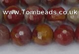 CNJ312 15.5 inches 12mm faceted round noreena jasper beads