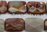 CNJ55 15.5 inches 18*25mm faceted rectangle noreena jasper beads