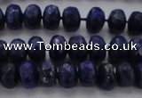 CNL1402 15.5 inches 4*6mm faceted rondelle lapis lazuli beads