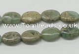 CNS11 16 inches 10*14mm oval natural serpentine jasper beads