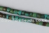 CNT20 16 inches 3-5mm heishi natural turquoise beads wholesale