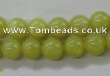 COJ104 15.5 inches 10mm round olive jade beads wholesale