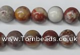 COJ205 15.5 inches 12mm round blood stone beads wholesale