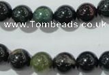 COJ303 15.5 inches 10mm round Indian bloodstone beads wholesale