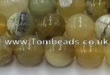 COP1736 15.5 inches 8mm round yellow opal beads wholesale