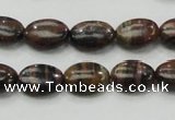 COP231 15.5 inches 10*14mm oval natural brown opal gemstone beads