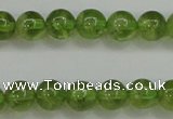 COQ203 15.5 inches 6mm - 7mm round natural olive quartz beads
